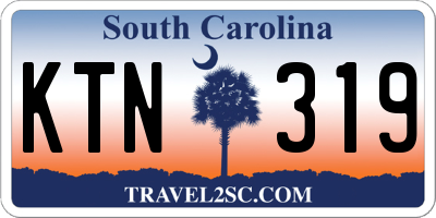 SC license plate KTN319