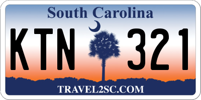 SC license plate KTN321