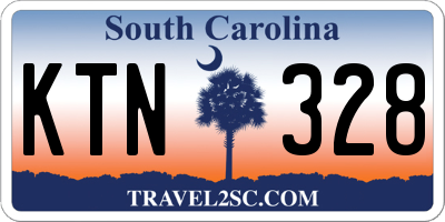 SC license plate KTN328