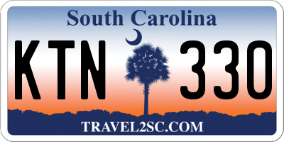 SC license plate KTN330