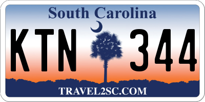SC license plate KTN344