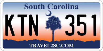 SC license plate KTN351