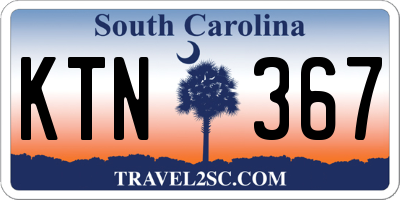 SC license plate KTN367