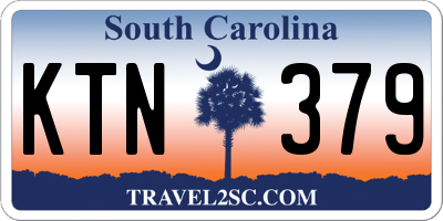 SC license plate KTN379