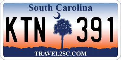 SC license plate KTN391