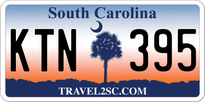 SC license plate KTN395