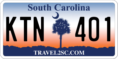 SC license plate KTN401