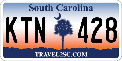 SC license plate KTN428