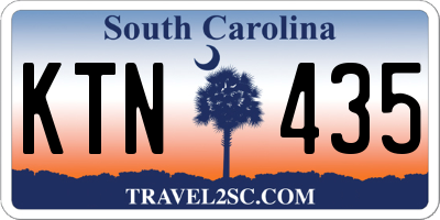 SC license plate KTN435
