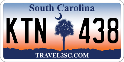 SC license plate KTN438