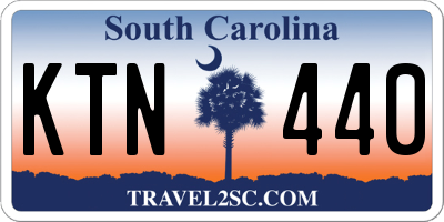 SC license plate KTN440