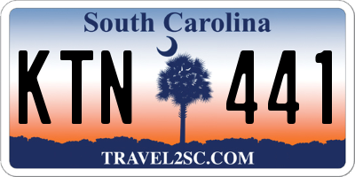 SC license plate KTN441