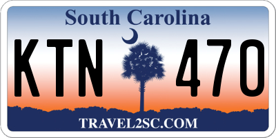 SC license plate KTN470