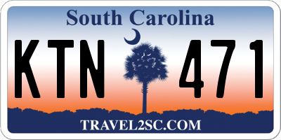 SC license plate KTN471
