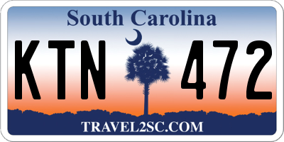 SC license plate KTN472