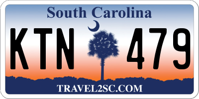 SC license plate KTN479