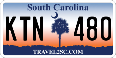 SC license plate KTN480