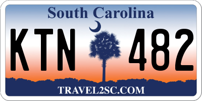 SC license plate KTN482