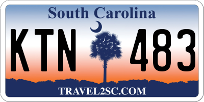 SC license plate KTN483