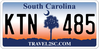 SC license plate KTN485