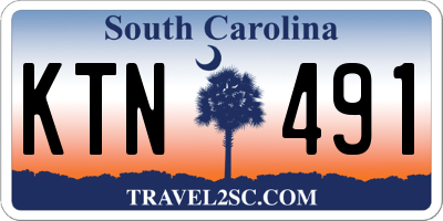 SC license plate KTN491