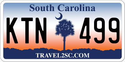 SC license plate KTN499