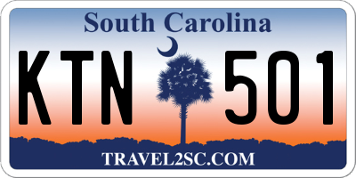 SC license plate KTN501
