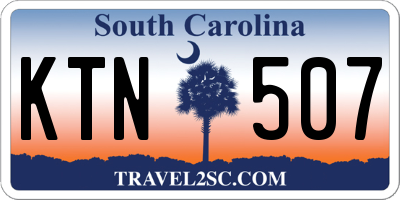 SC license plate KTN507