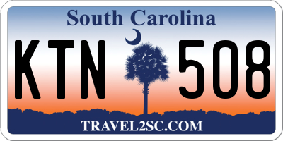 SC license plate KTN508