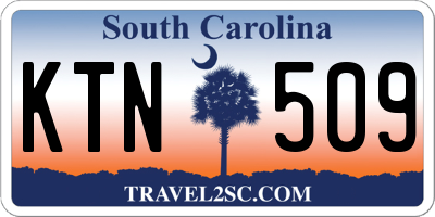 SC license plate KTN509