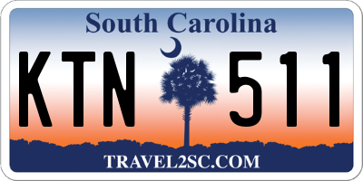 SC license plate KTN511