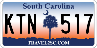 SC license plate KTN517