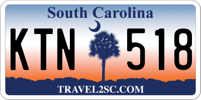 SC license plate KTN518