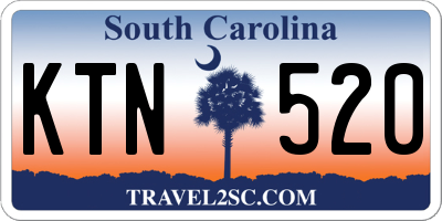 SC license plate KTN520