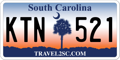SC license plate KTN521