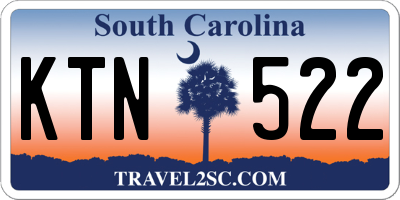 SC license plate KTN522