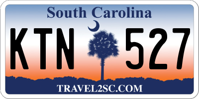 SC license plate KTN527