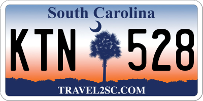 SC license plate KTN528
