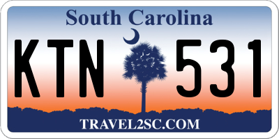 SC license plate KTN531