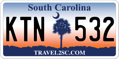 SC license plate KTN532