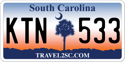 SC license plate KTN533