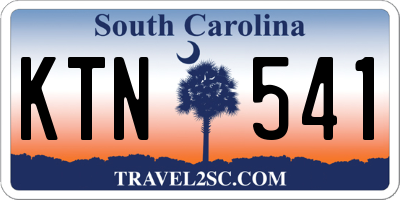 SC license plate KTN541