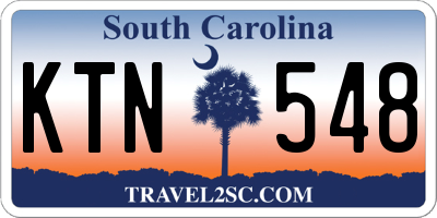 SC license plate KTN548