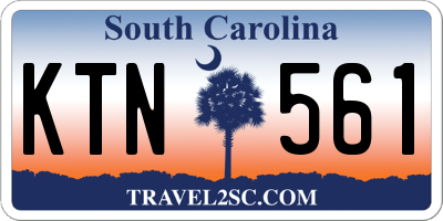 SC license plate KTN561
