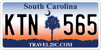 SC license plate KTN565