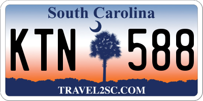 SC license plate KTN588