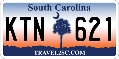 SC license plate KTN621