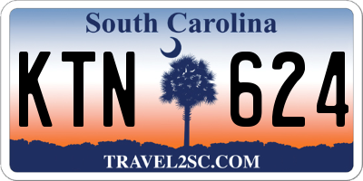 SC license plate KTN624