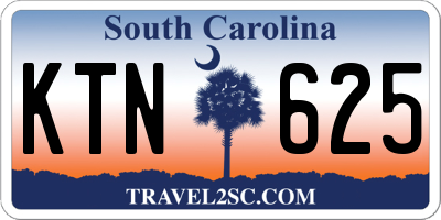 SC license plate KTN625