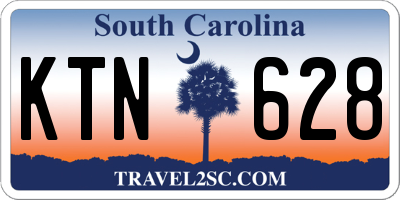 SC license plate KTN628